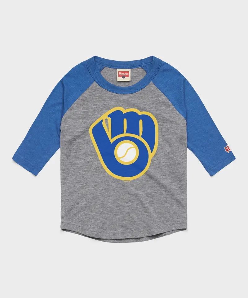 Youth Milwaukee Brewers '78 Raglan 1