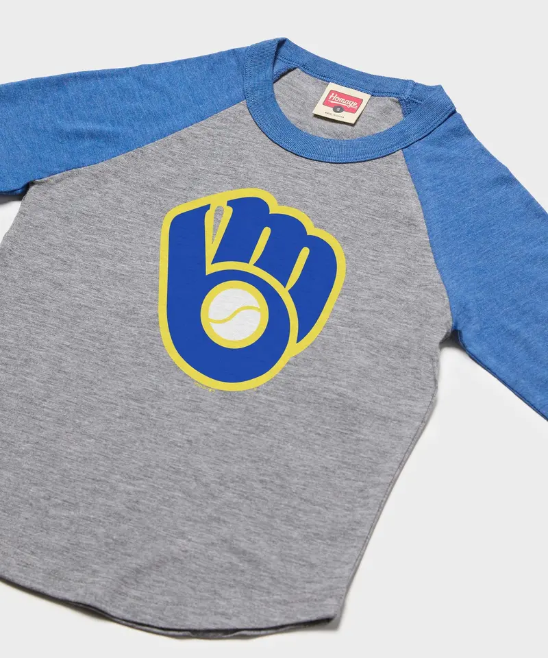 Youth Milwaukee Brewers '78 Raglan 2