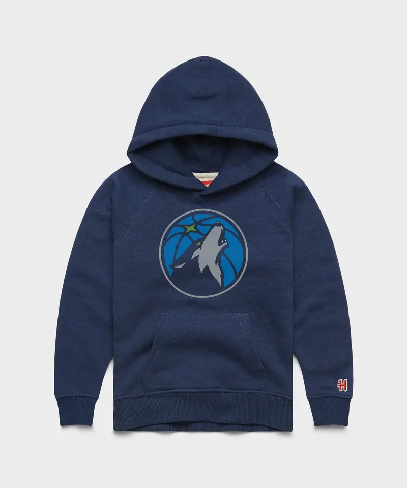 Youth Minnesota Timberwolves Logo Hoodie 1