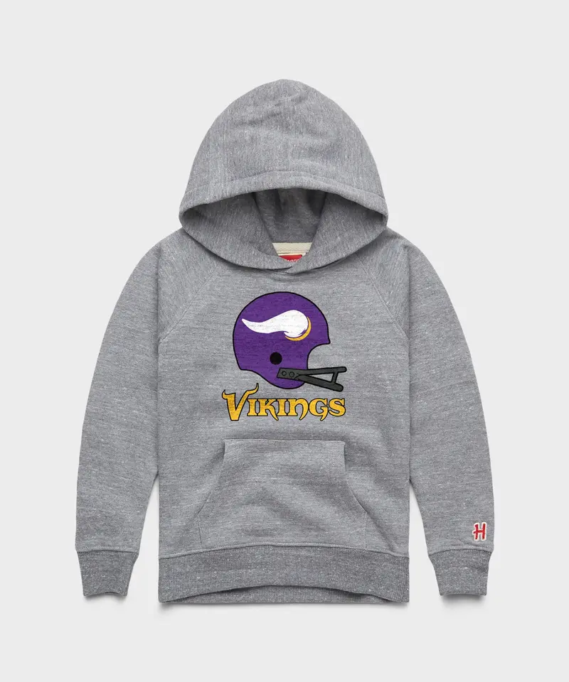 Youth Minnesota Vikings Big Helmet Hoodie 1