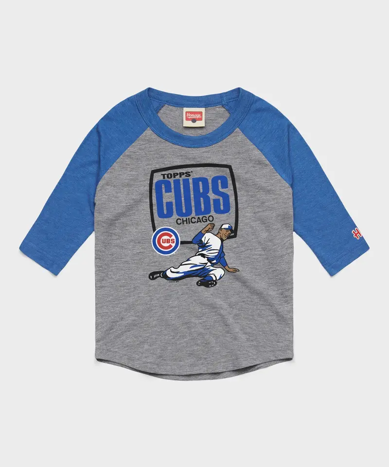 Youth Mlb X Topps Chicago Cubs Raglan 1