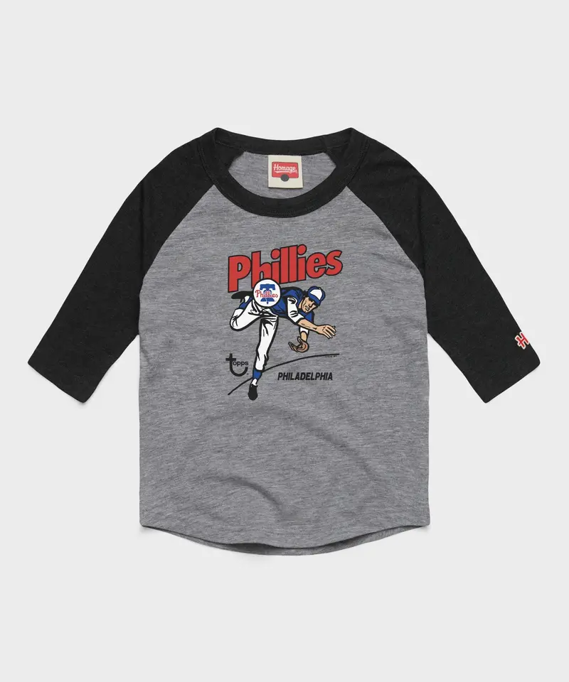 Youth Mlb X Topps Philadelphia Phillies Raglan 1