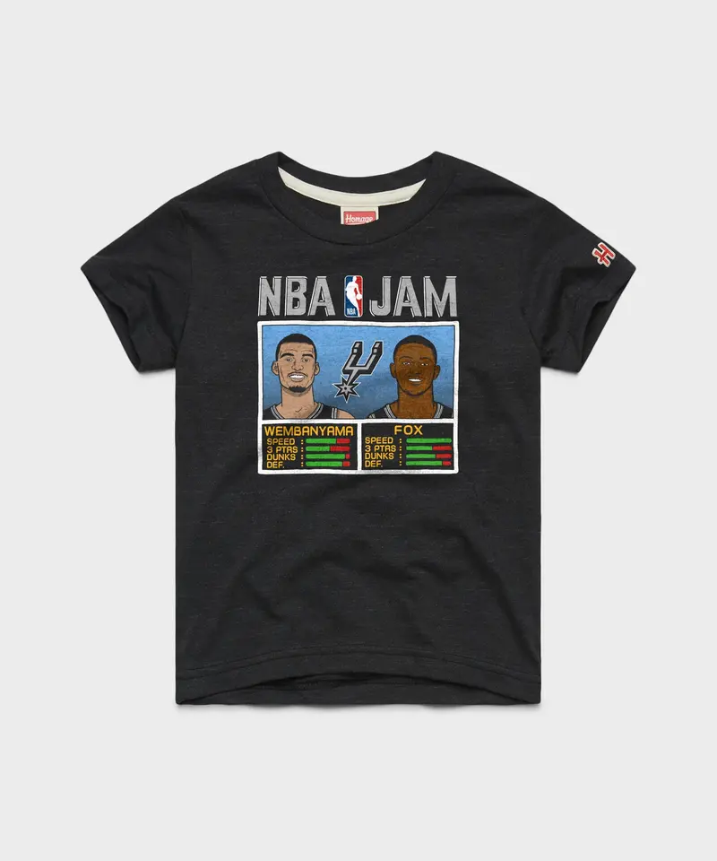 Youth Nba Jam Spurs Wembanyama And Fox 1