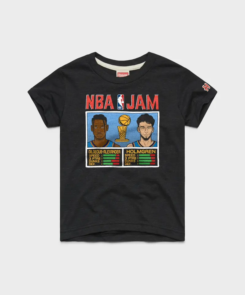 Youth Nba Jam Thunder 2025 Champs Gilgeous-Alexander And Holmgren 1