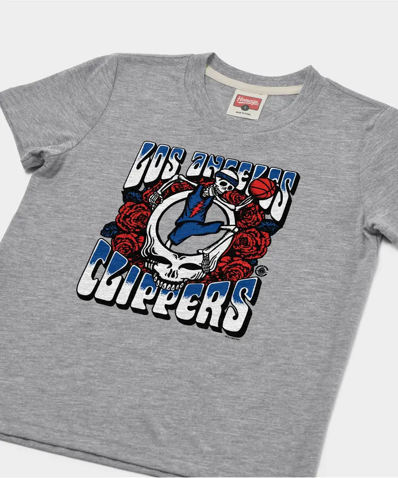 Youth Nba X Grateful Dead X Clippers Skull 2