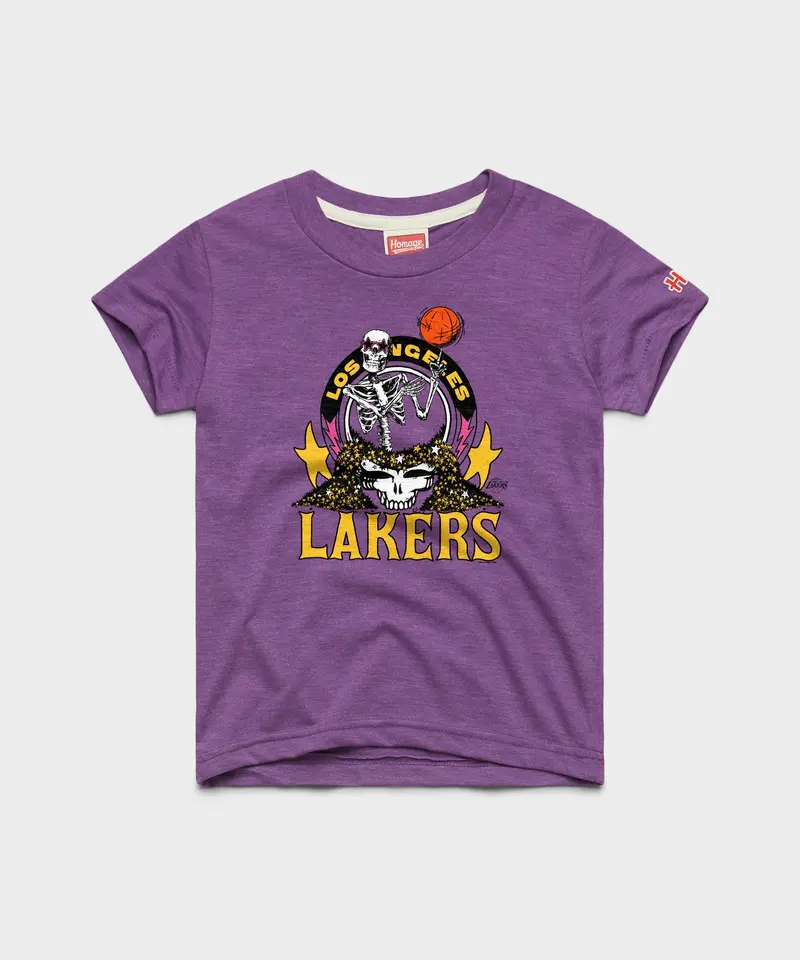 Youth Nba X Grateful Dead X Lakers Skull 1