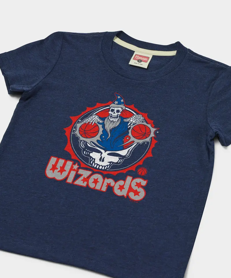 Youth Nba X Grateful Dead X Wizards Skull 2