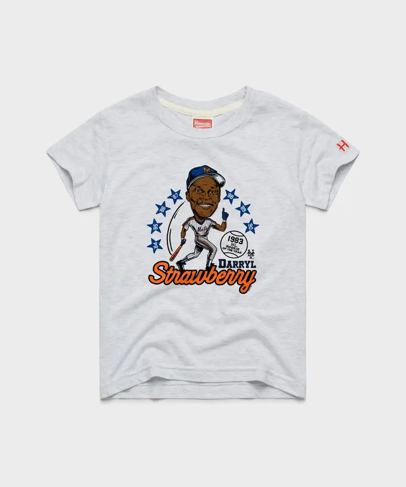 Youth New York Mets Darryl Strawberry 1