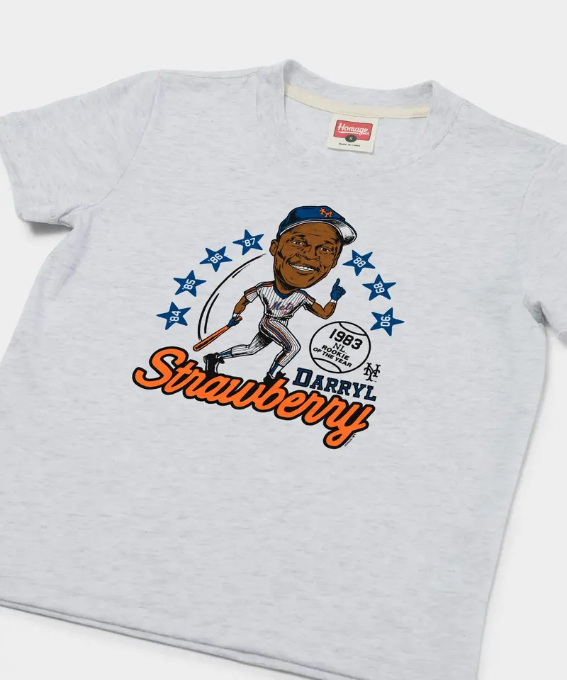 Youth New York Mets Darryl Strawberry 2