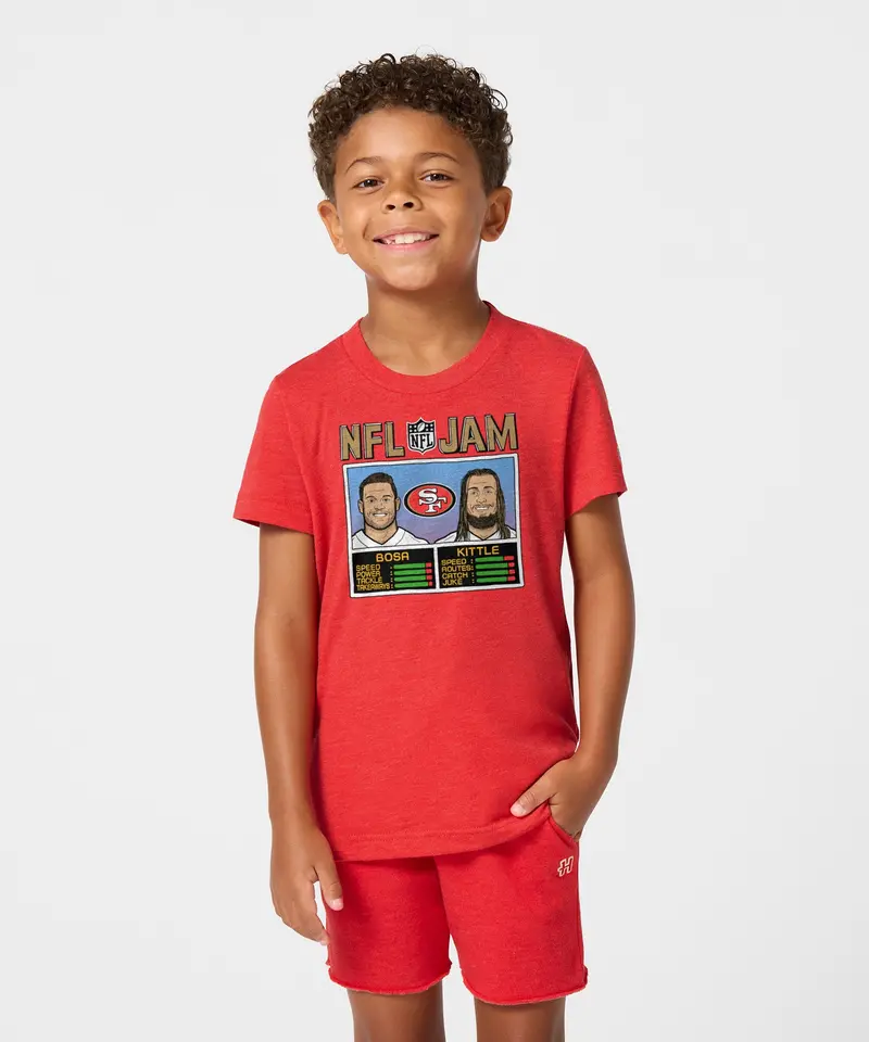 Youth Nfl Jam 49Ers Bosa And Kittle 3