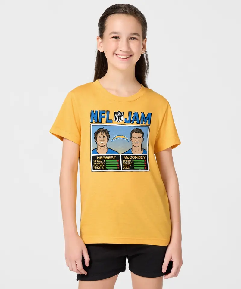 Youth Nfl Jam Chargers Herbert And Mcconkey 3
