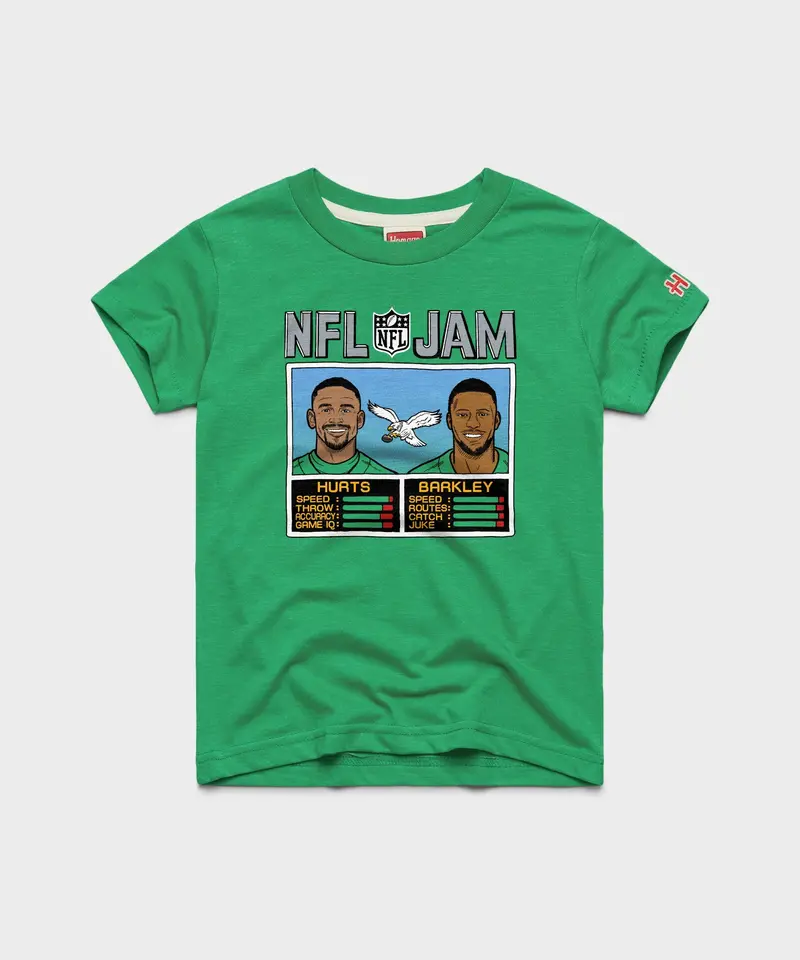 Youth Nfl Jam Eagles Hurts And Barkley 1