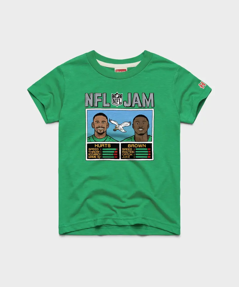 Youth Nfl Jam Eagles Hurts And Brown 1