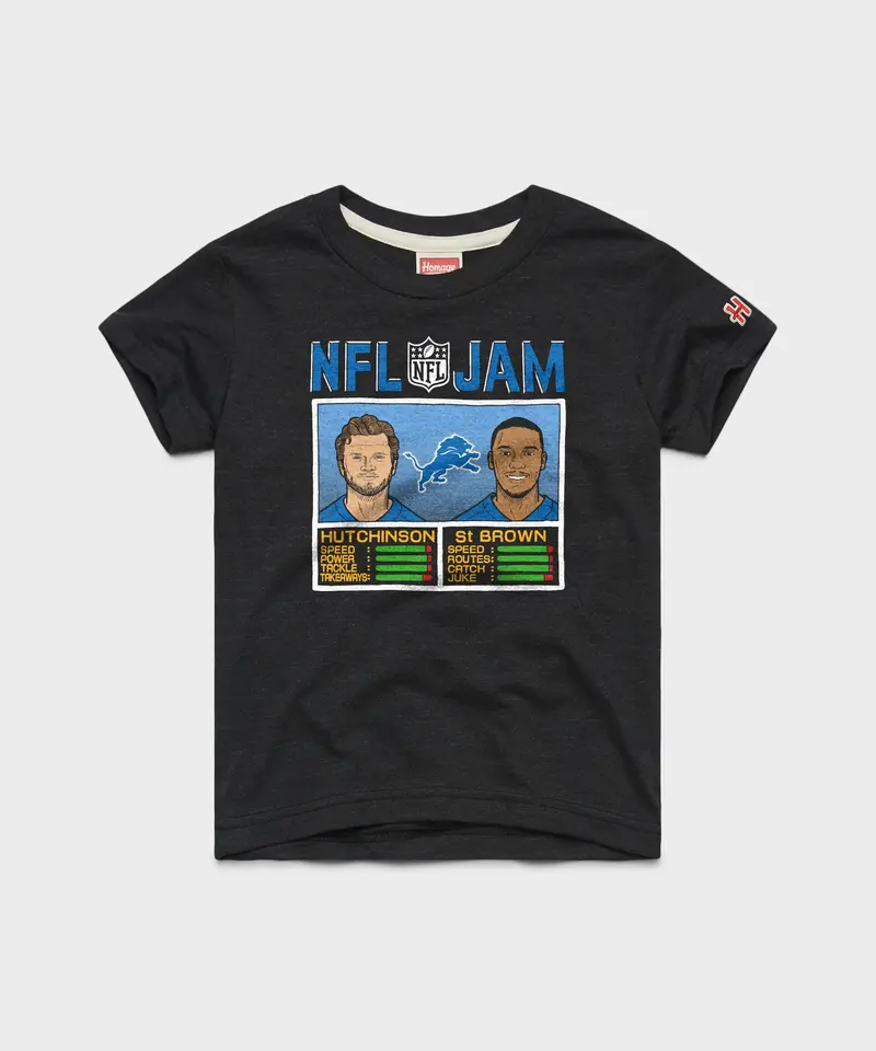 Youth Nfl Jam Lions Hutchinson And St. Brown 1