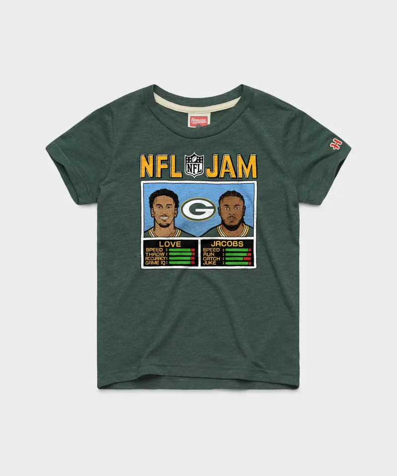 Youth Nfl Jam Packers Love And Jacobs 1