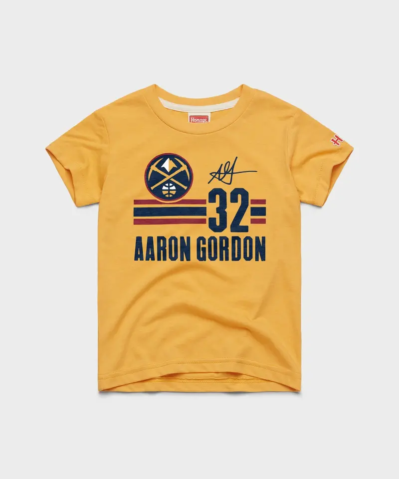 Youth Nuggets Aaron Gordon Signature Jersey 1