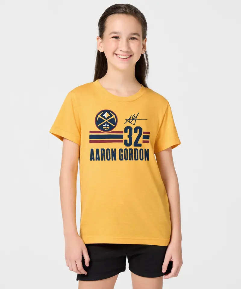 Youth Nuggets Aaron Gordon Signature Jersey 3