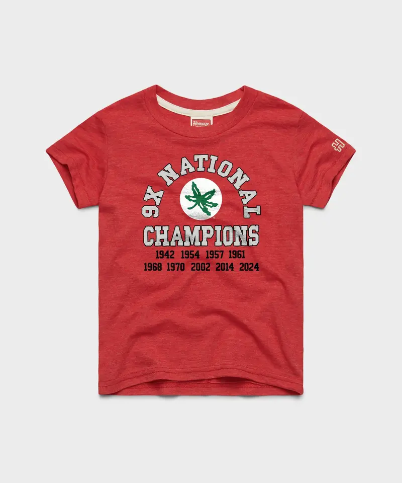 Youth Ohio State 9X National Champions 1