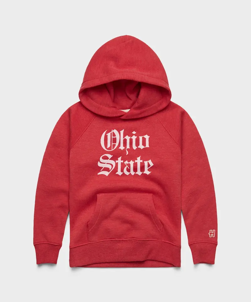 Youth Ohio State Olde English Hoodie 1