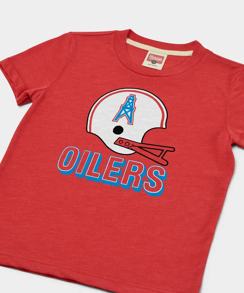 Youth Oilers Football Big Helmet 2