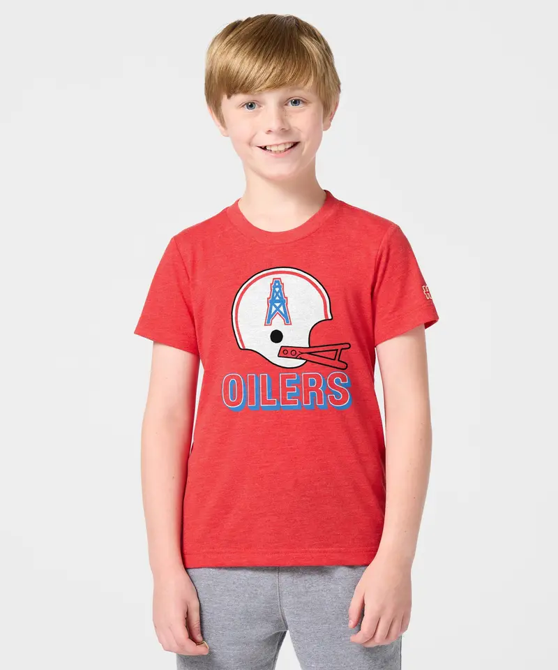 Youth Oilers Football Big Helmet 3