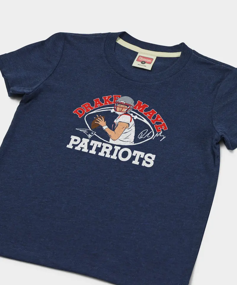 Youth Patriots Drake Maye Signature 2