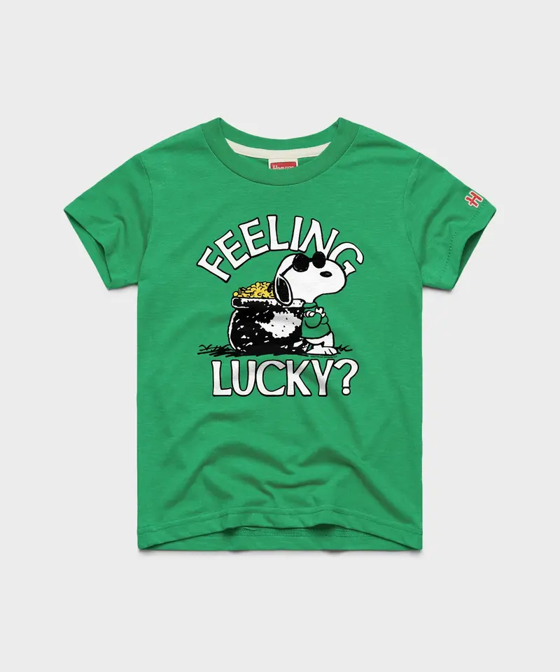 Youth Peanuts Snoopy Feeling Lucky 1