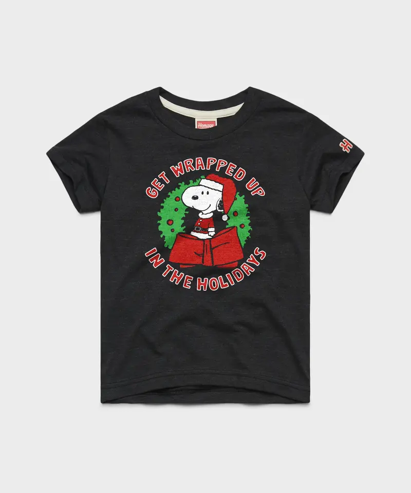 Youth Peanuts Snoopy Get Wrapped Up In The Holidays 1