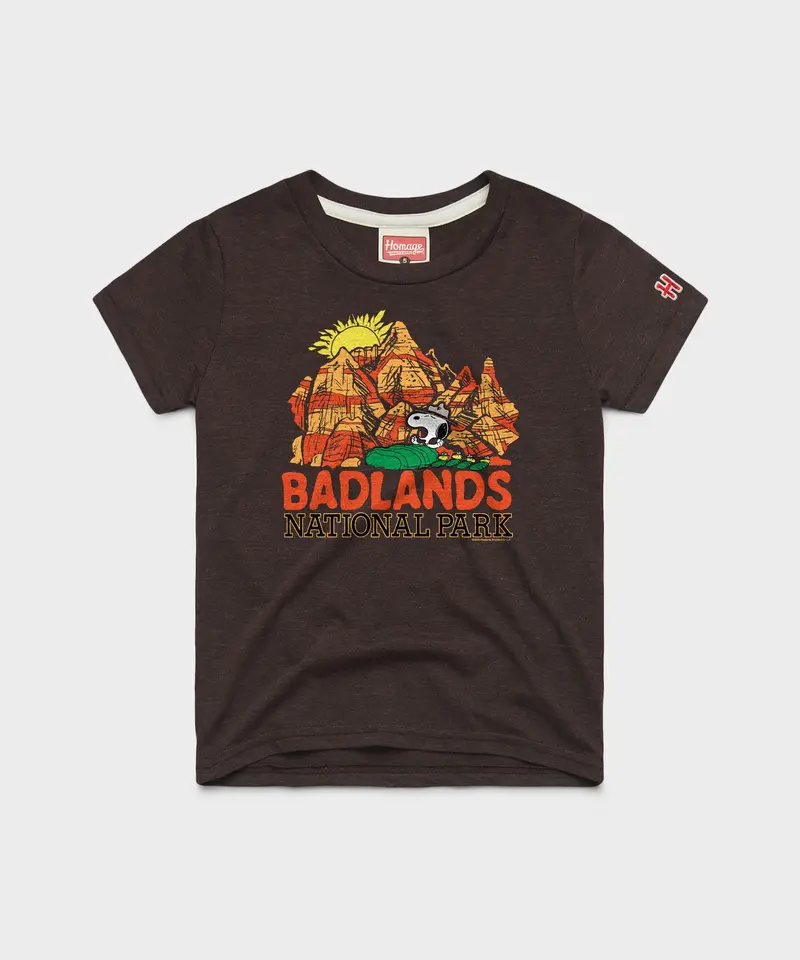 Youth Peanuts Snoopy X Badlands National Park 1