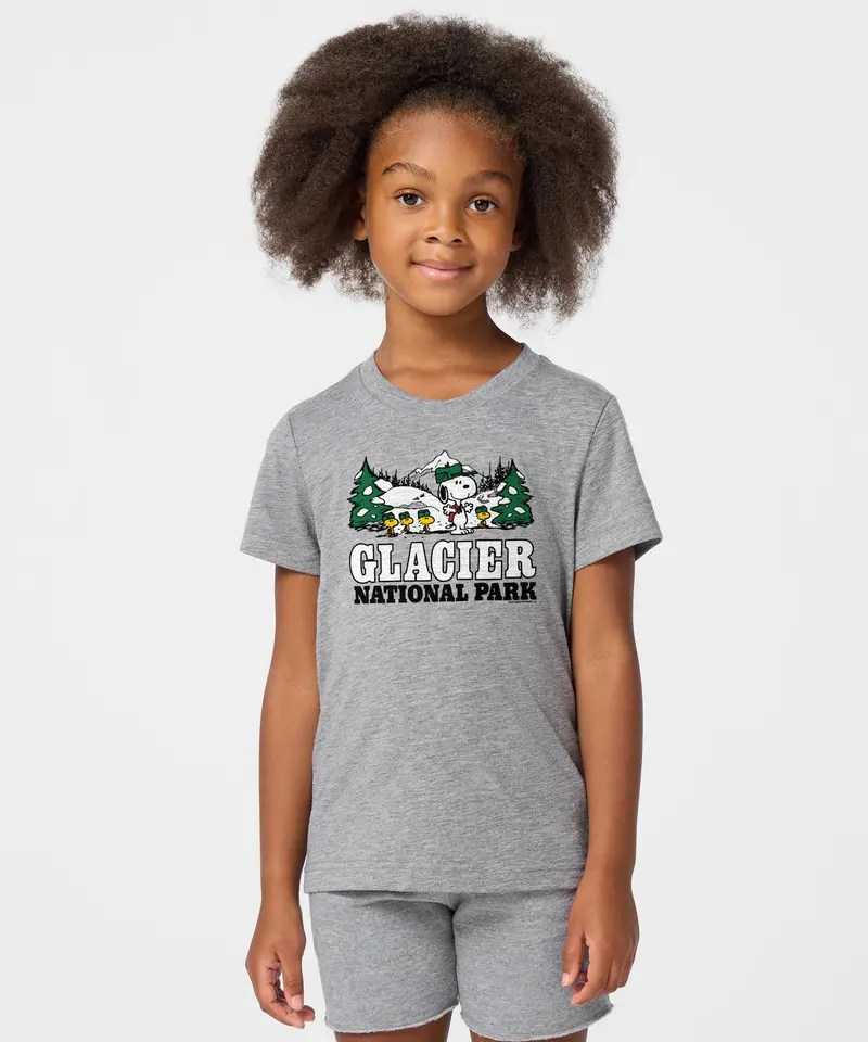 Youth Peanuts Snoopy X Glacier National Park 3