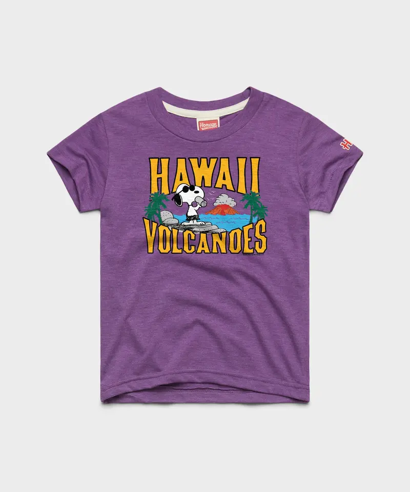 Youth Peanuts Snoopy X Hawaii Volcanoes National Park 1