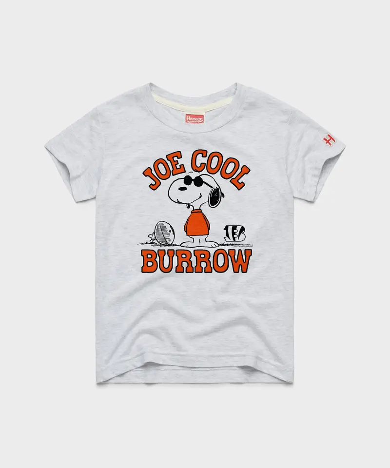 Youth Peanuts X Bengals Joe Cool Burrow 1