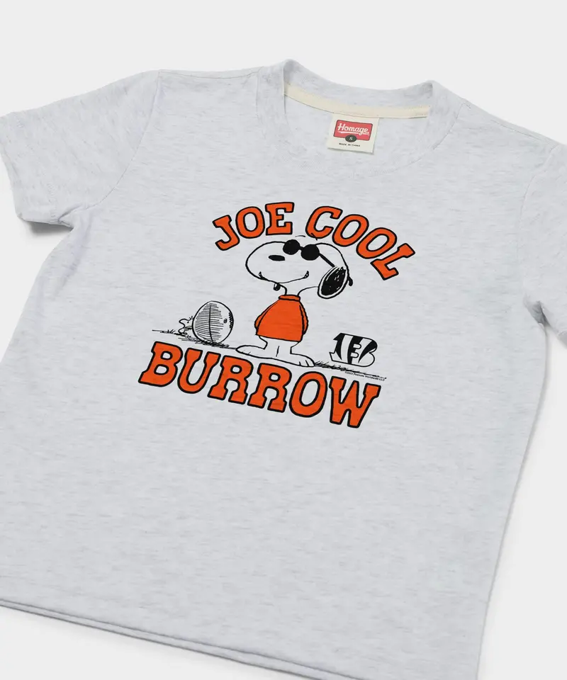 Youth Peanuts X Bengals Joe Cool Burrow 2