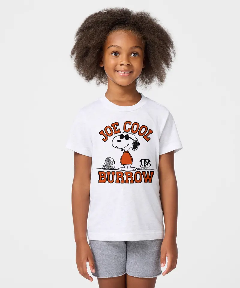 Youth Peanuts X Bengals Joe Cool Burrow 3