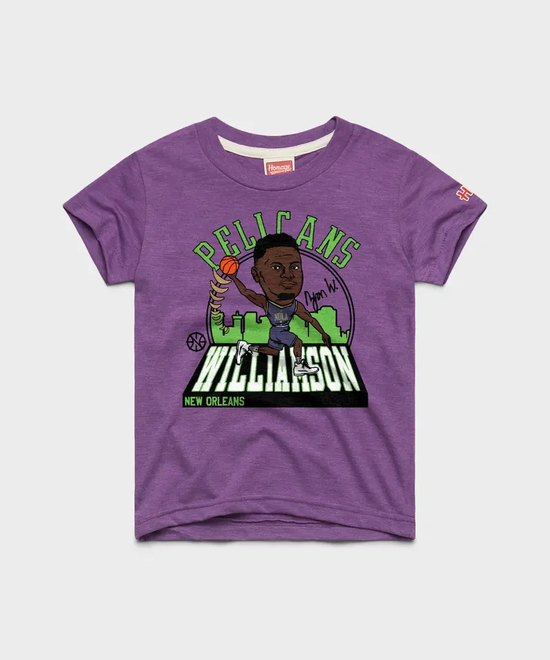 Youth Pelicans Zion Williamson Signature City Edition 2024 1