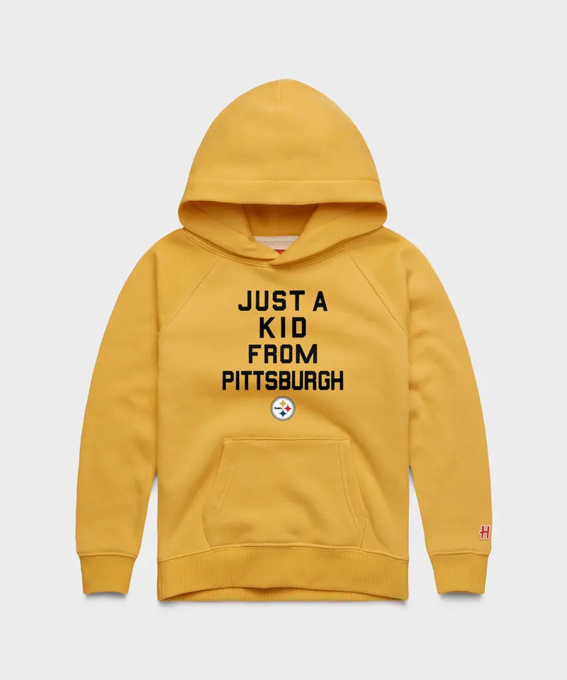 Youth Pittsburgh Steelers Just A Kid From Pittsburgh Hoodie 1