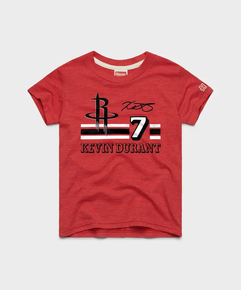 Youth Rockets Kevin Durant Signature Jersey 1