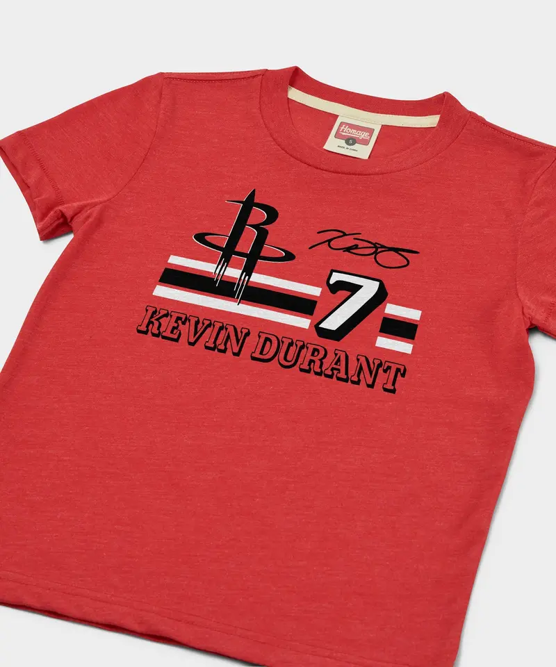 Youth Rockets Kevin Durant Signature Jersey 2