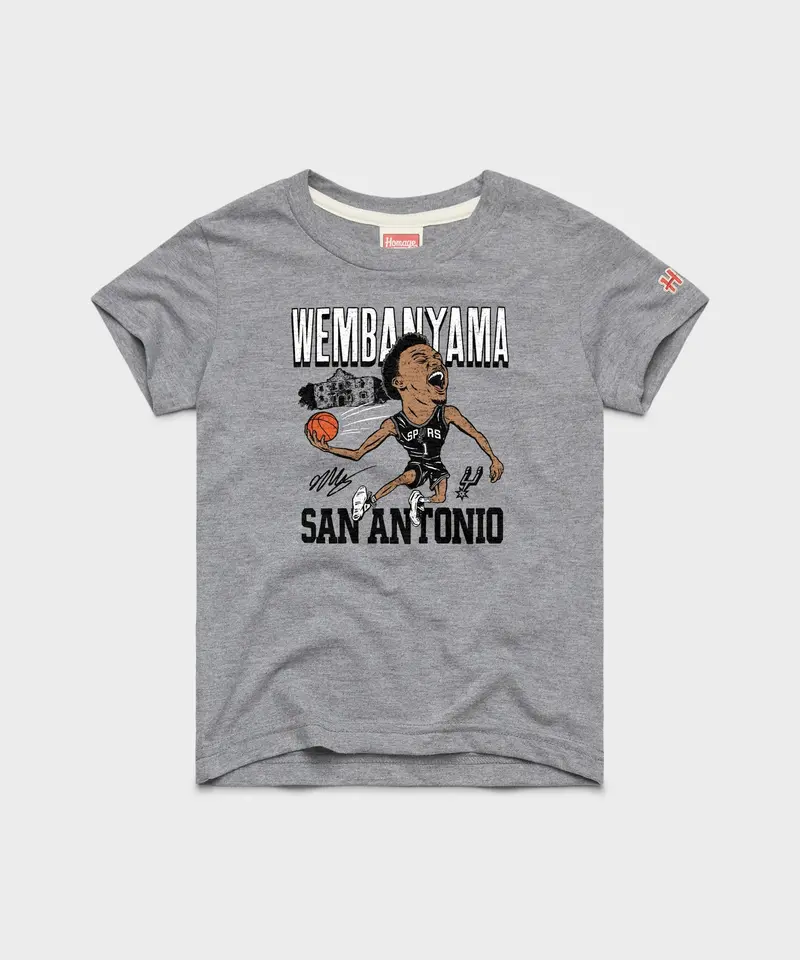 Youth San Antonio Spurs Victor Wembanyama Signature 1