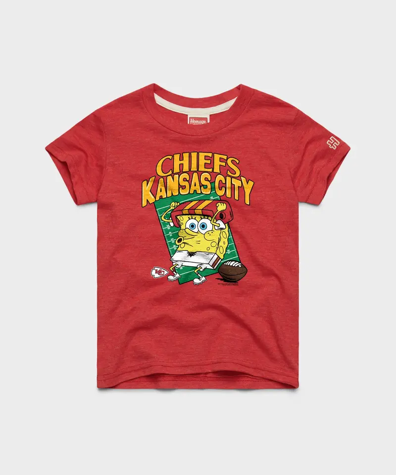 Youth Spongebob Squarepants X Kansas City Chiefs 1