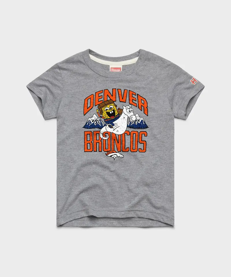 Youth Spongebob X Denver Broncos 1