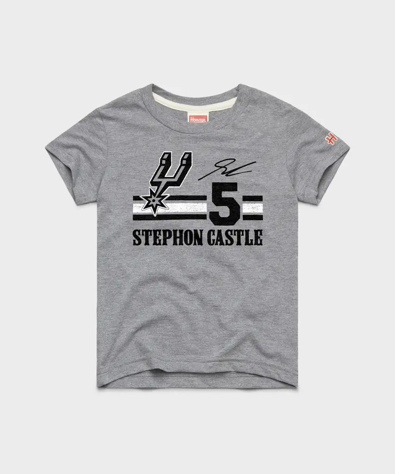 Youth Spurs Stephon Castle Signature Jersey 1
