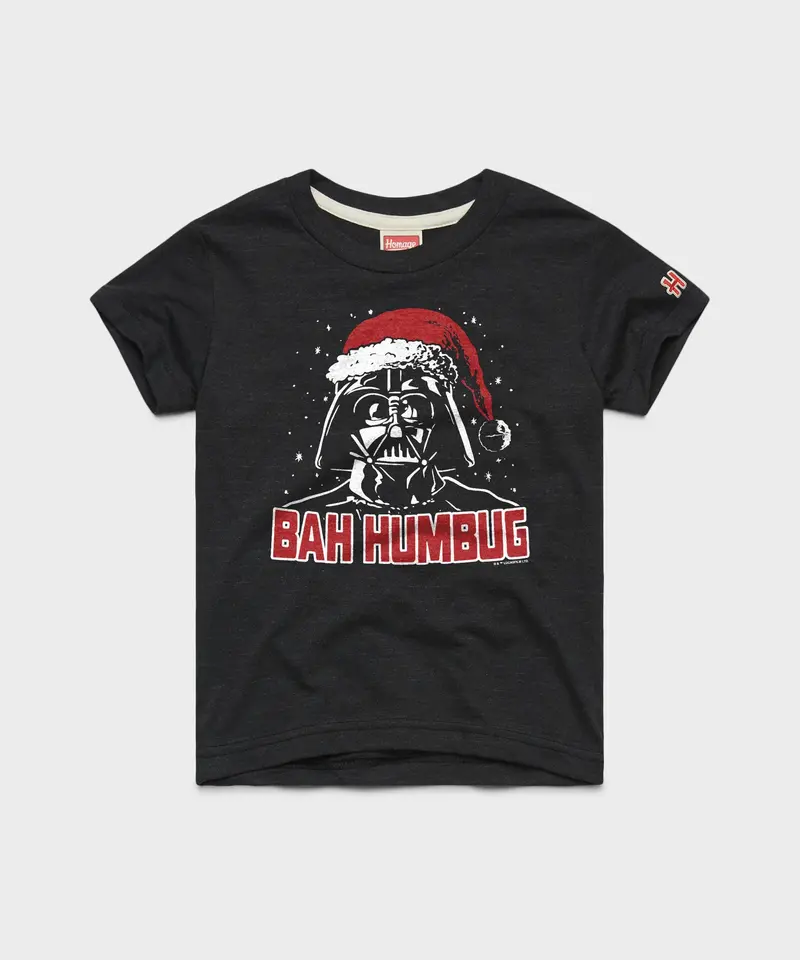 Youth Star Wars Darth Vader Bah Humbug 1
