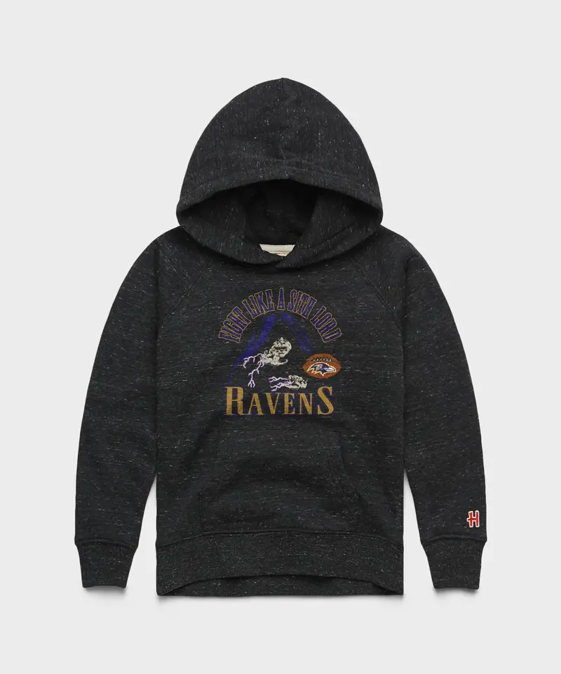 Youth Star Wars X Baltimore Ravens Dark Side Hoodie 1