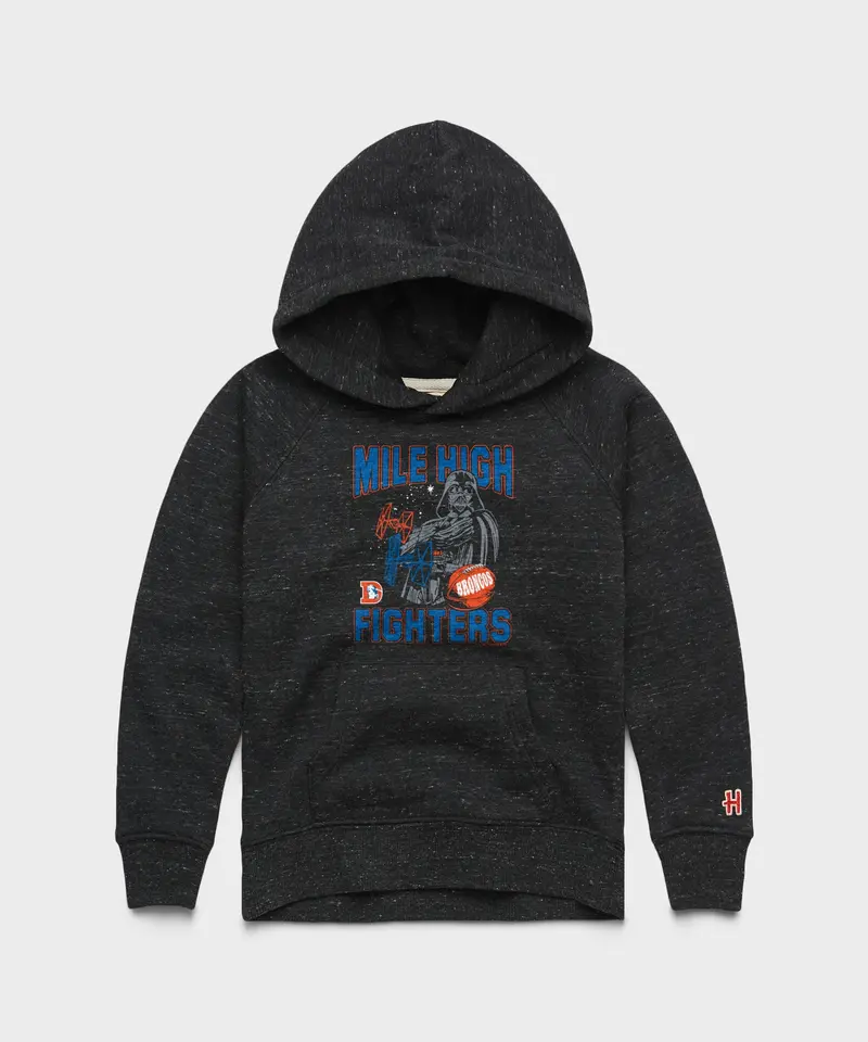 Youth Star Wars X Denver Broncos Dark Side Hoodie 1