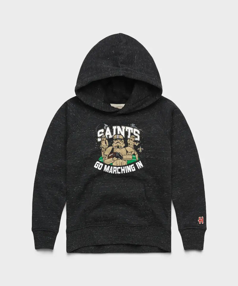 Youth Star Wars X New Orleans Saints Dark Side Hoodie 1