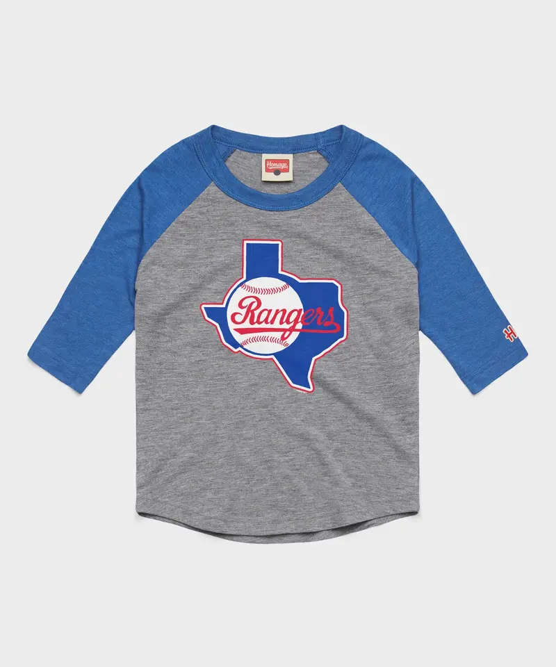 Youth Texas Rangers '84 Raglan 1