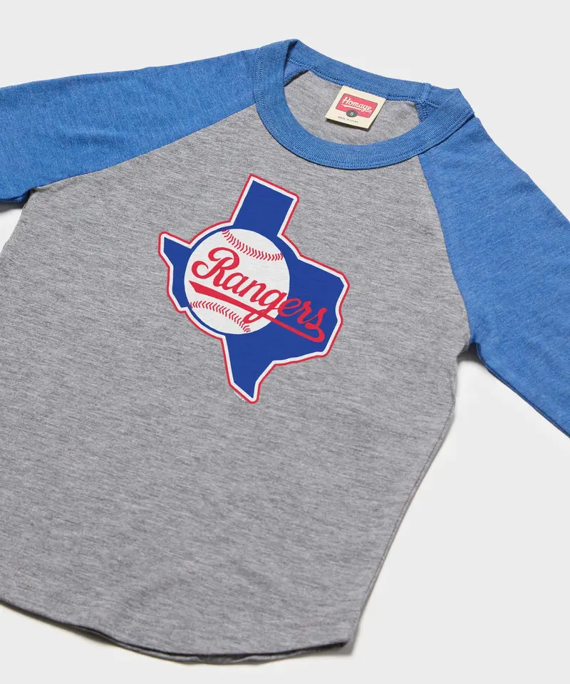 Youth Texas Rangers '84 Raglan 2