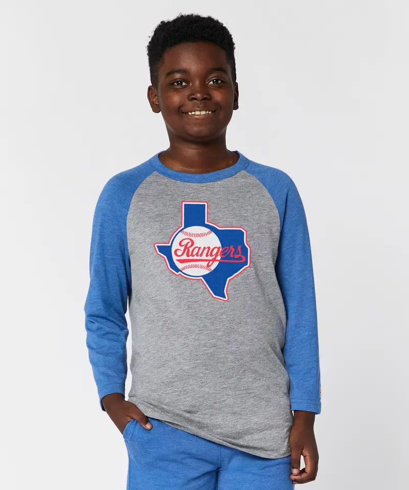 Youth Texas Rangers '84 Raglan 3