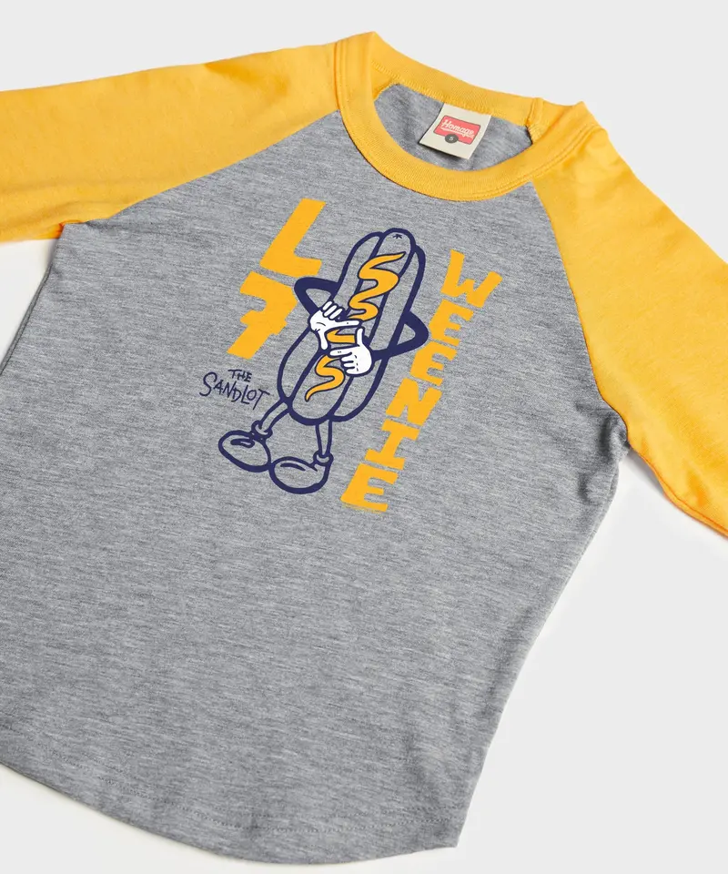 Youth The Sandlot L7 Weenie Raglan 2